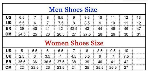 us foot size