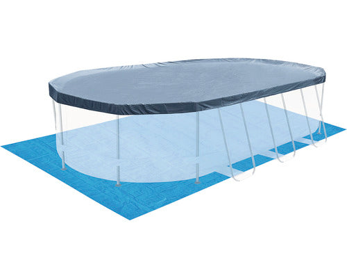 piscina cadru metalic ovala 6 metri aicuce
