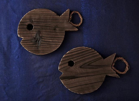 Wooden Sakana Trivet