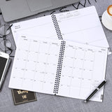 2021-2022 Planner - Academic Planner 2021-2022 with Weekly & Monthly Spreads, Jul 2021 - Jun 2022, Strong Twin - Wire Binding, Round Corner, Improving Your Time Management Skill