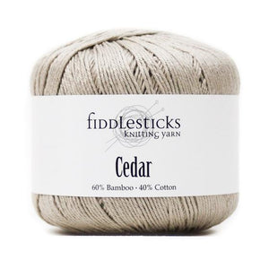 Fiddlesticks - Cedar 50g cotton40% bamboo60%