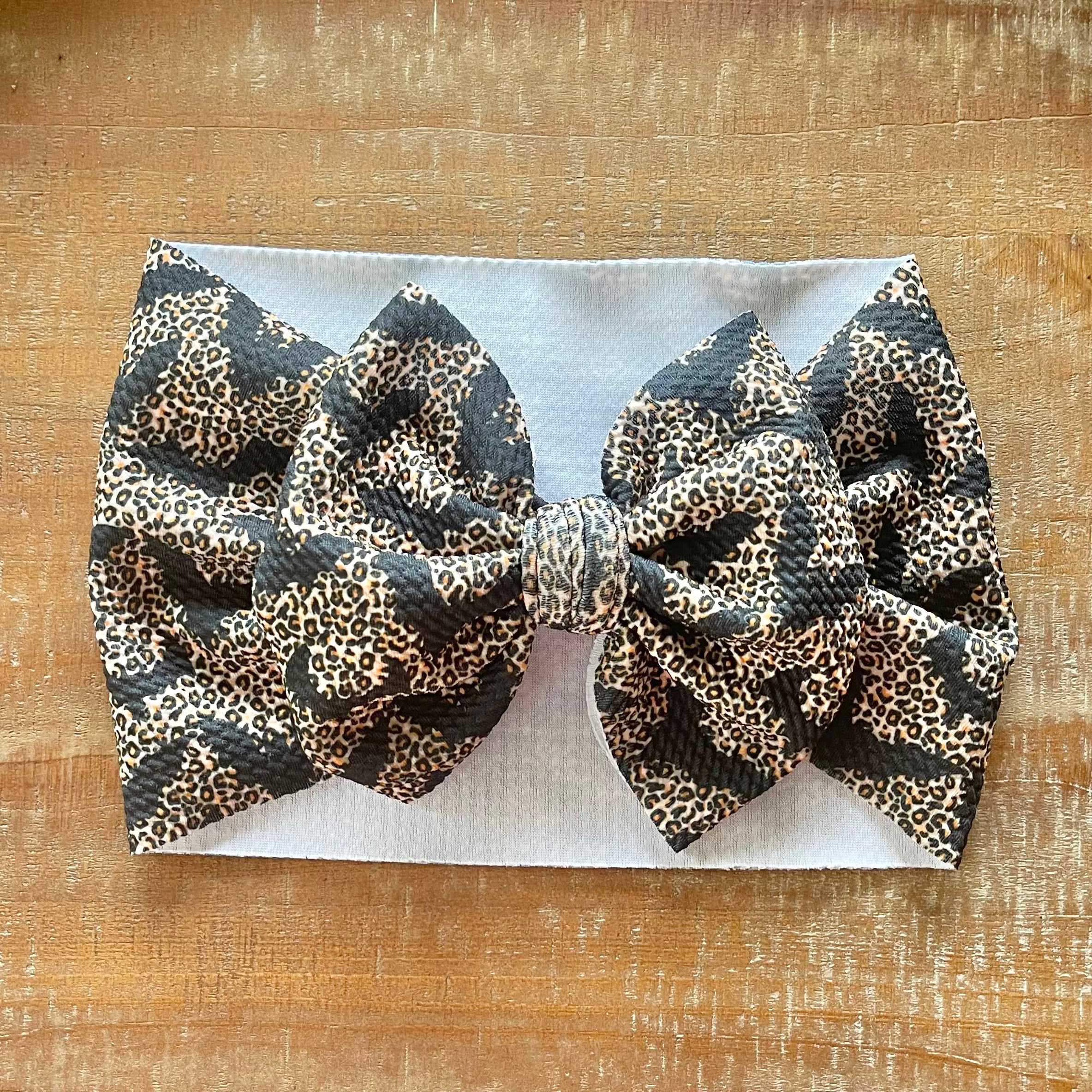 Leopard Bats Headwrap