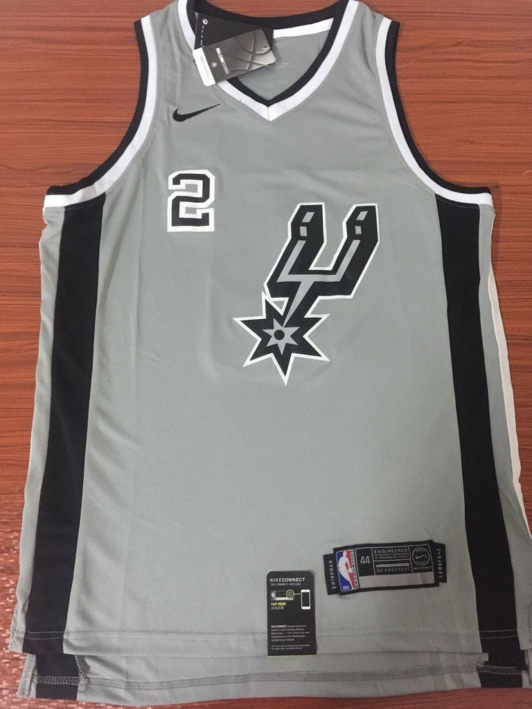 spurs jersey gray