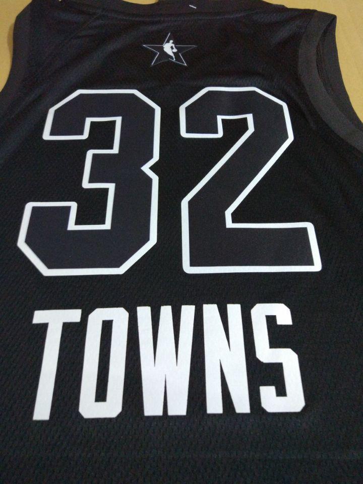 black karl anthony towns jersey