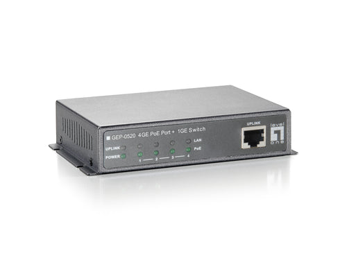 GEP-0520 4GE POE PORT +1GE SWITCH 61.6W