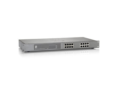 GEP-1622 16-Port Gigabit PoE-Plus Switch, 500W