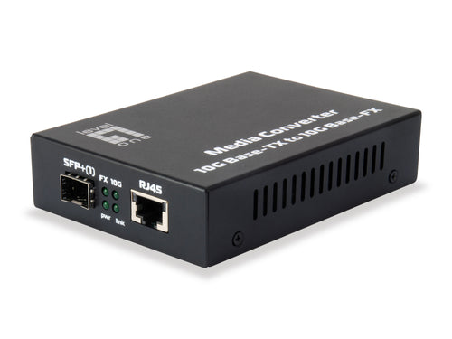 GVT-0500 RJ45 to SFP+ 10-Gigabit Media Converter