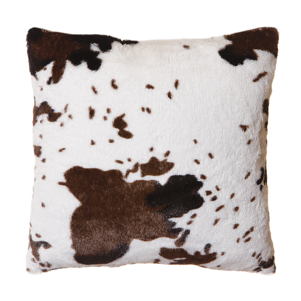 Cowhide Faux Fur Pillow Carstens Inc