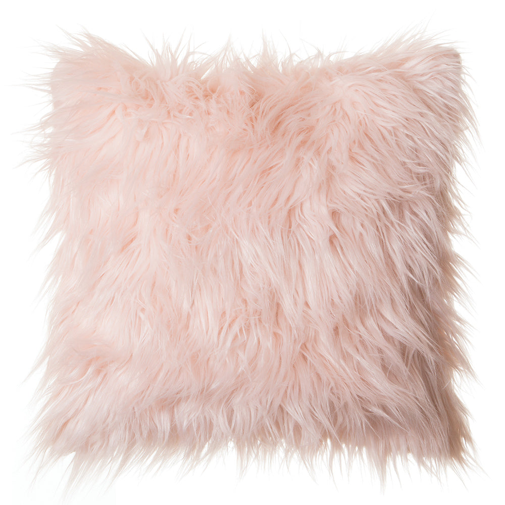 pink fur pillow target