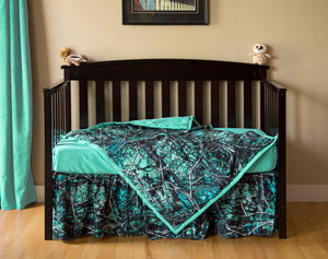 camouflage crib bedding