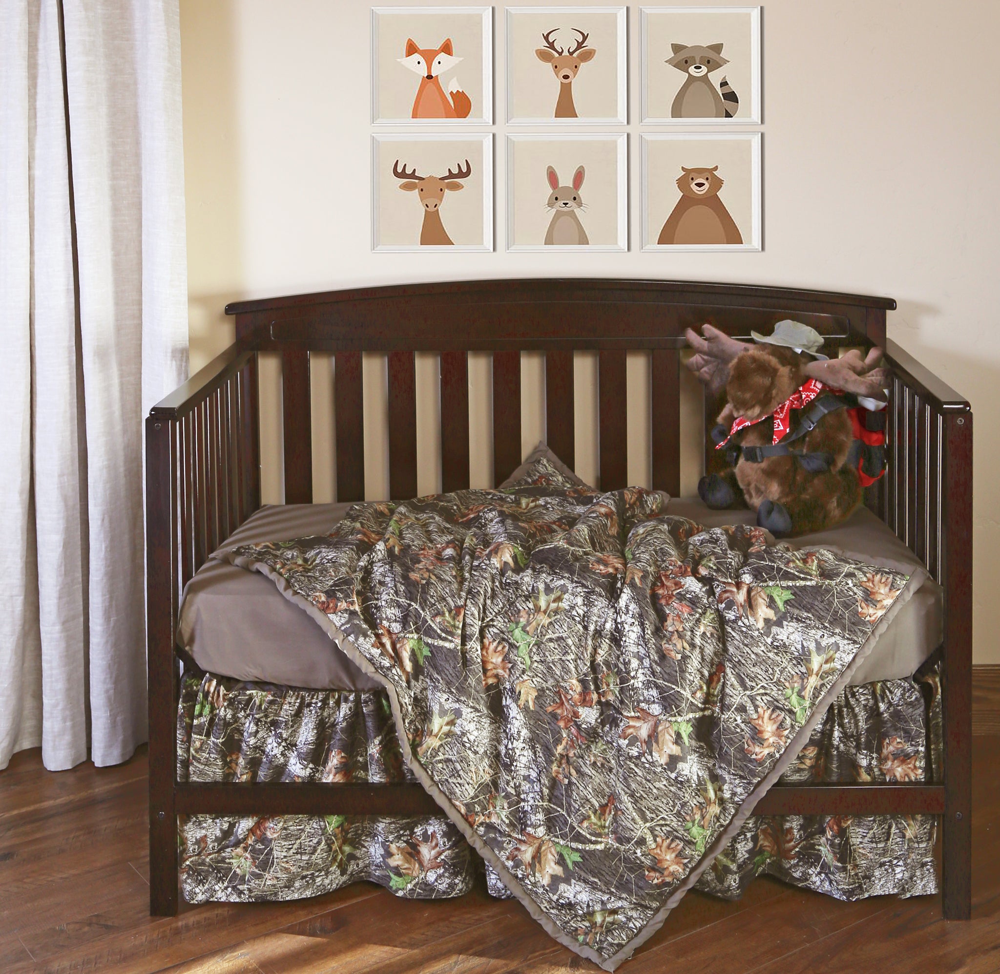 mossy oak camo crib bedding sets