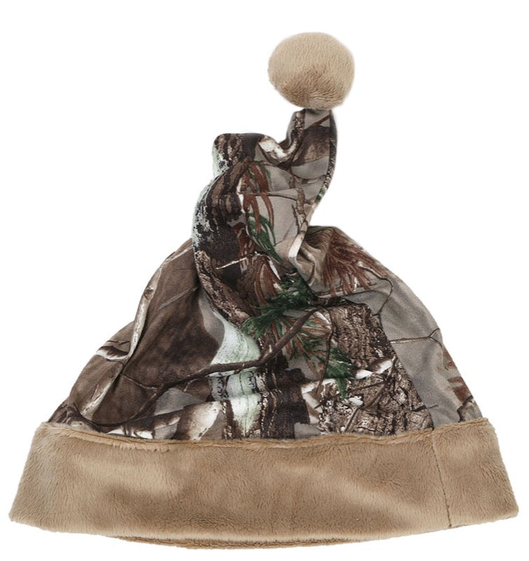 camo santa hat