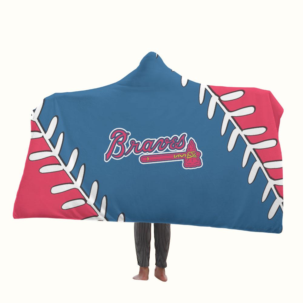 Buy MLB Atlanta Braves Woven Jacquard Baby Blanket/Throw ...