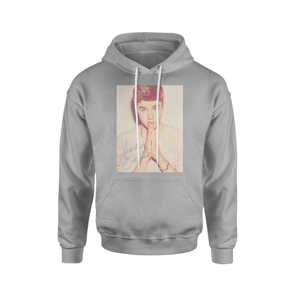 justin bieber grey hoodie