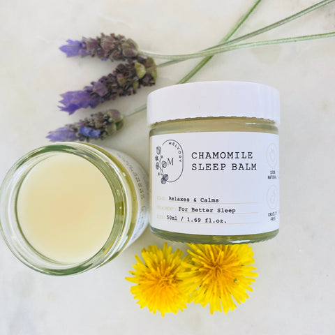 Make my baby sleep, natural sleep remedy Chamomile sleep balm massage sleep balm help baby to relax massage before bed bedtime routine