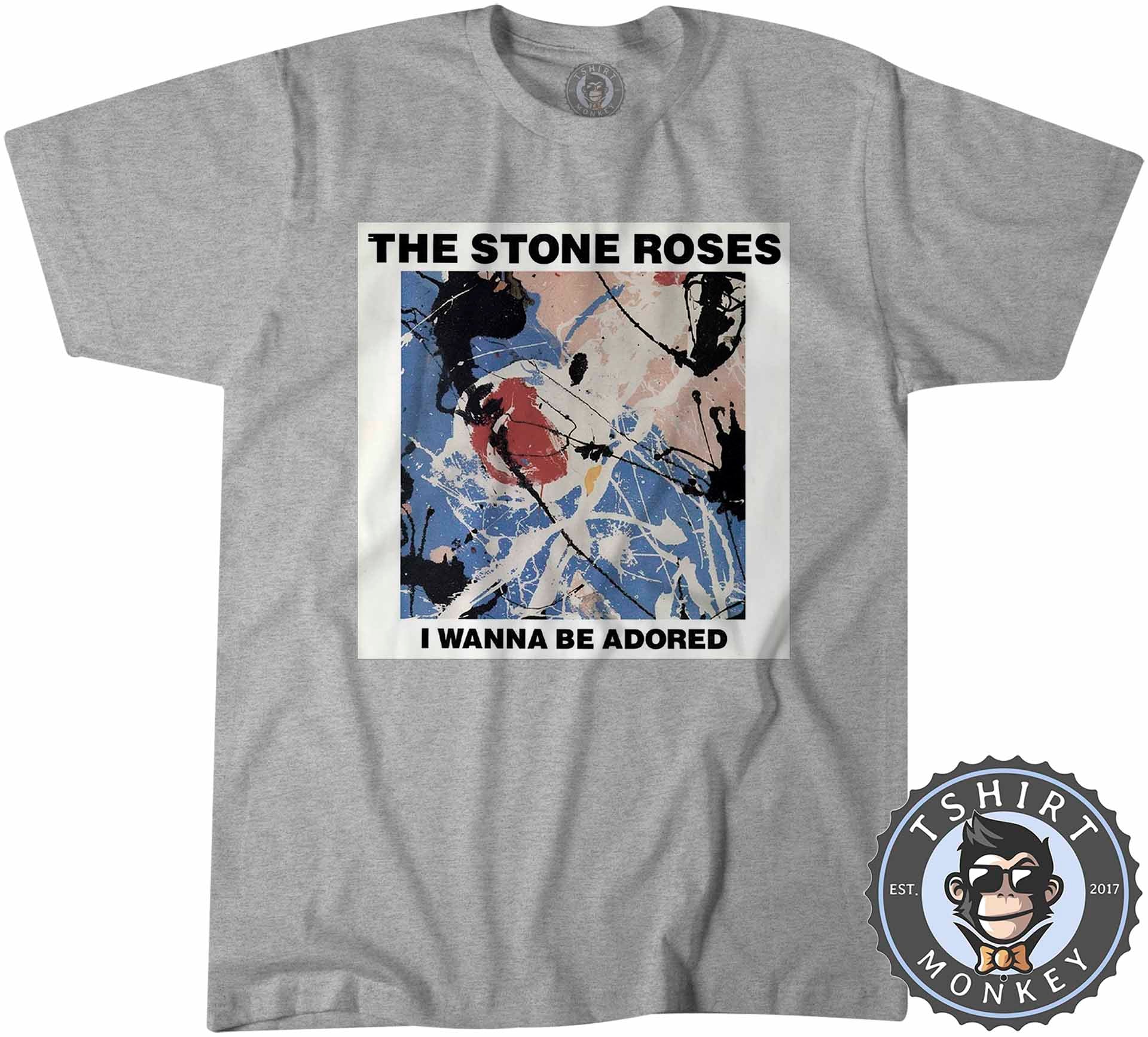 I Wanna Be Adored By The Stone Roses Tshirt Kids Youth Children 0172 Teetiger