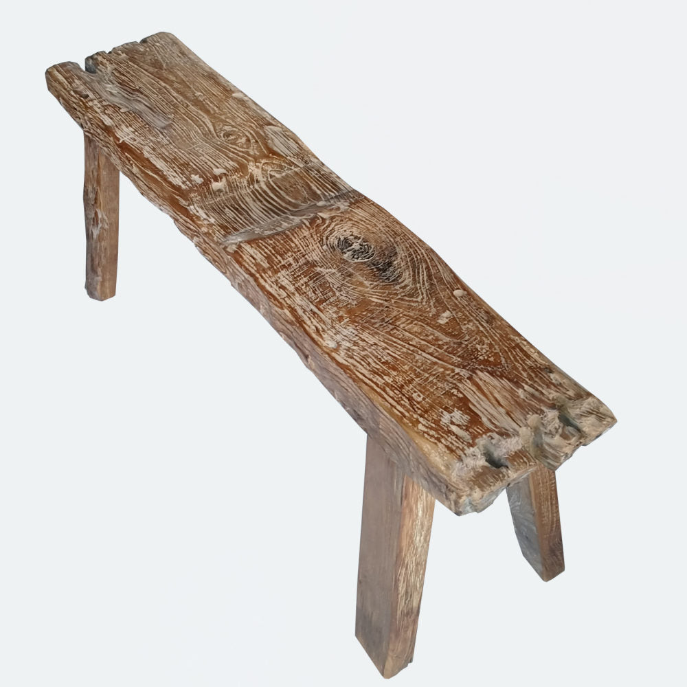 rustic timber bench seats