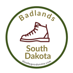 Badlands South Dakota National Park printable iron on patch It Looks Good On Me