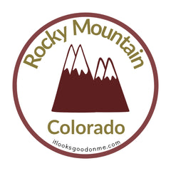 Rocky Mountain national park Colorado iron on patch