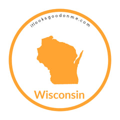 Wisconsin state outline printable iron on patch it looks good on me