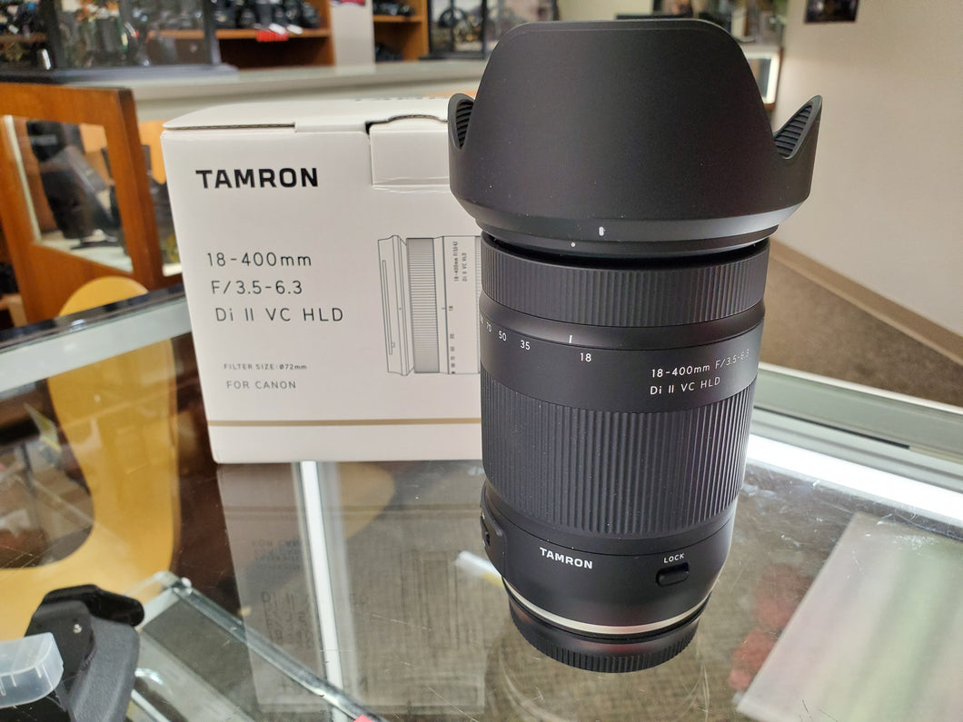 Tamron 18-400mm f/3.5-6.3 Di II VC HLD Lens for Canon - Like New