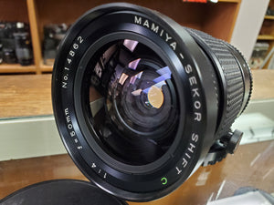 Mamiya-Sekor Shift C 50mm F4 MF Lens for M645 Super Pro 1000S, CLA