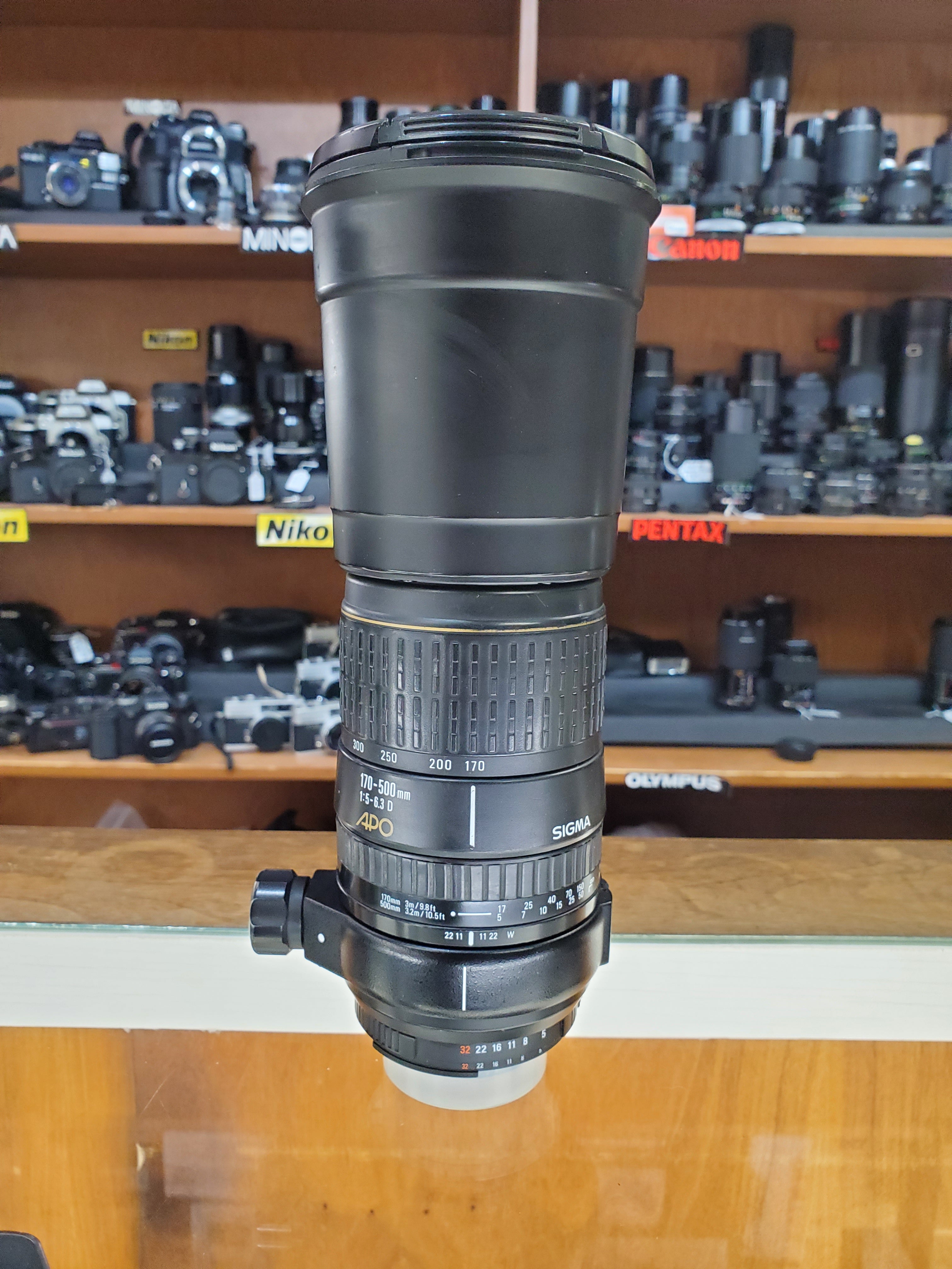 Sigma 170-500mm f/5-6.3 D APO AF Telephoto for Nikon Mount 7