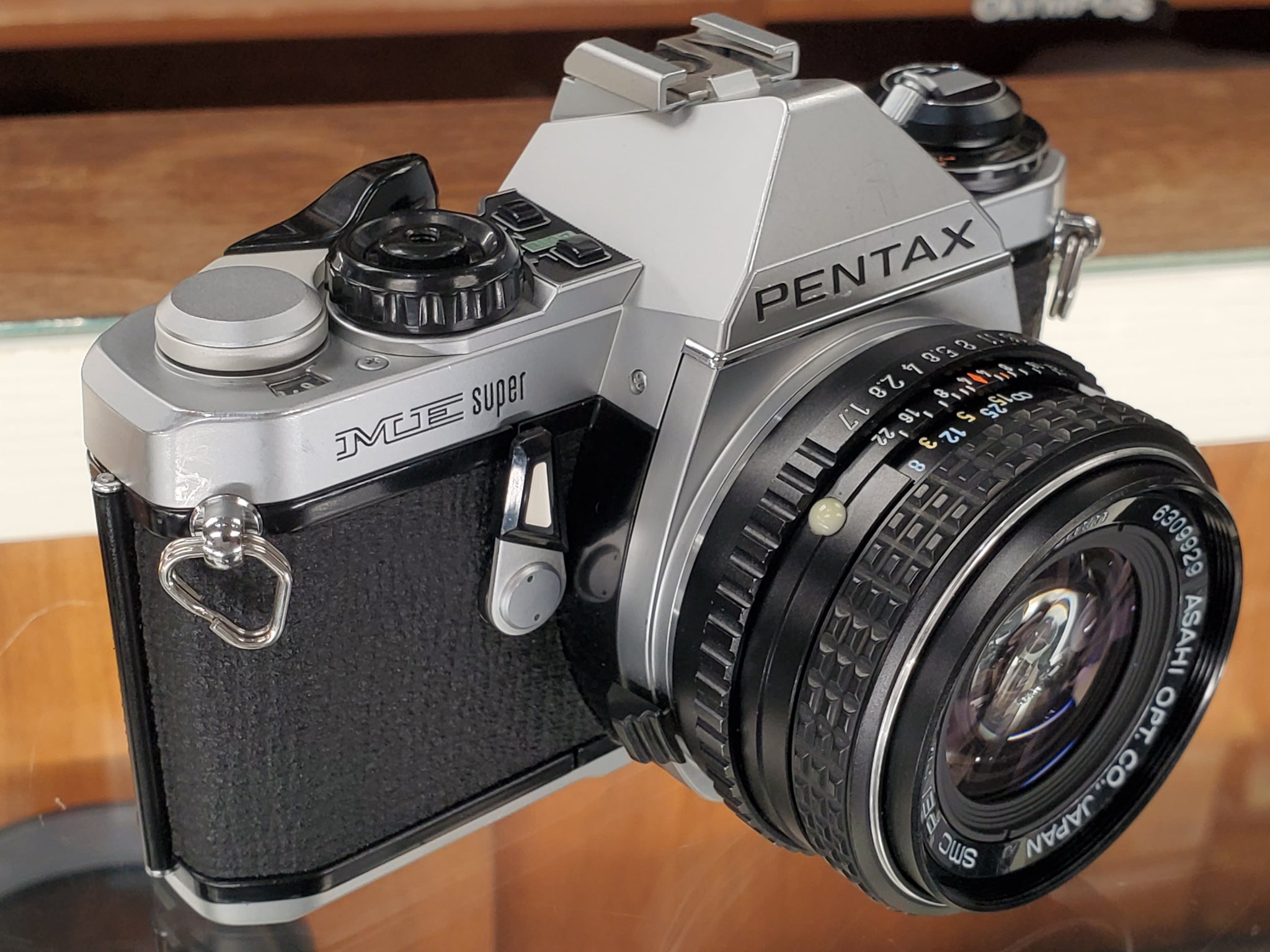 Pentax ME Super, 35mm Film Camera w/50mm F1.7 SMC lens, Fresh CLA