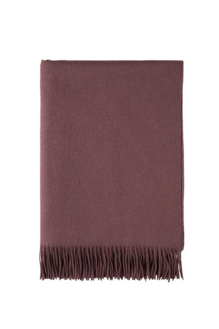 Mulberry cashmere throw
