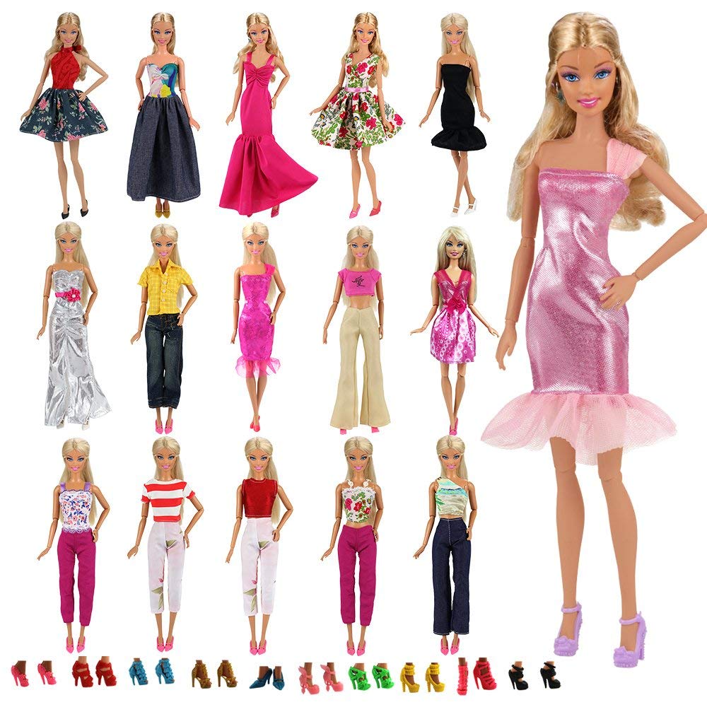 barbie doll shoes and clothes