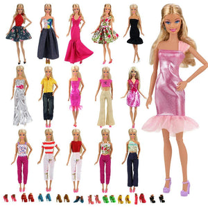 barbie doll dresses and shoes