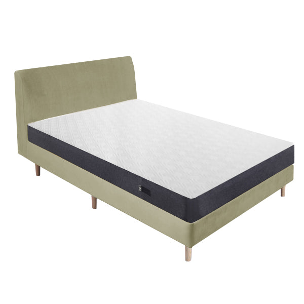 Shop Bed Frame Mattress Sets Hong Kong Light Olive Velvet Bed Classic Lala Gloucester Bed Mattress Combo Deal Lala Mattress Hong Kong