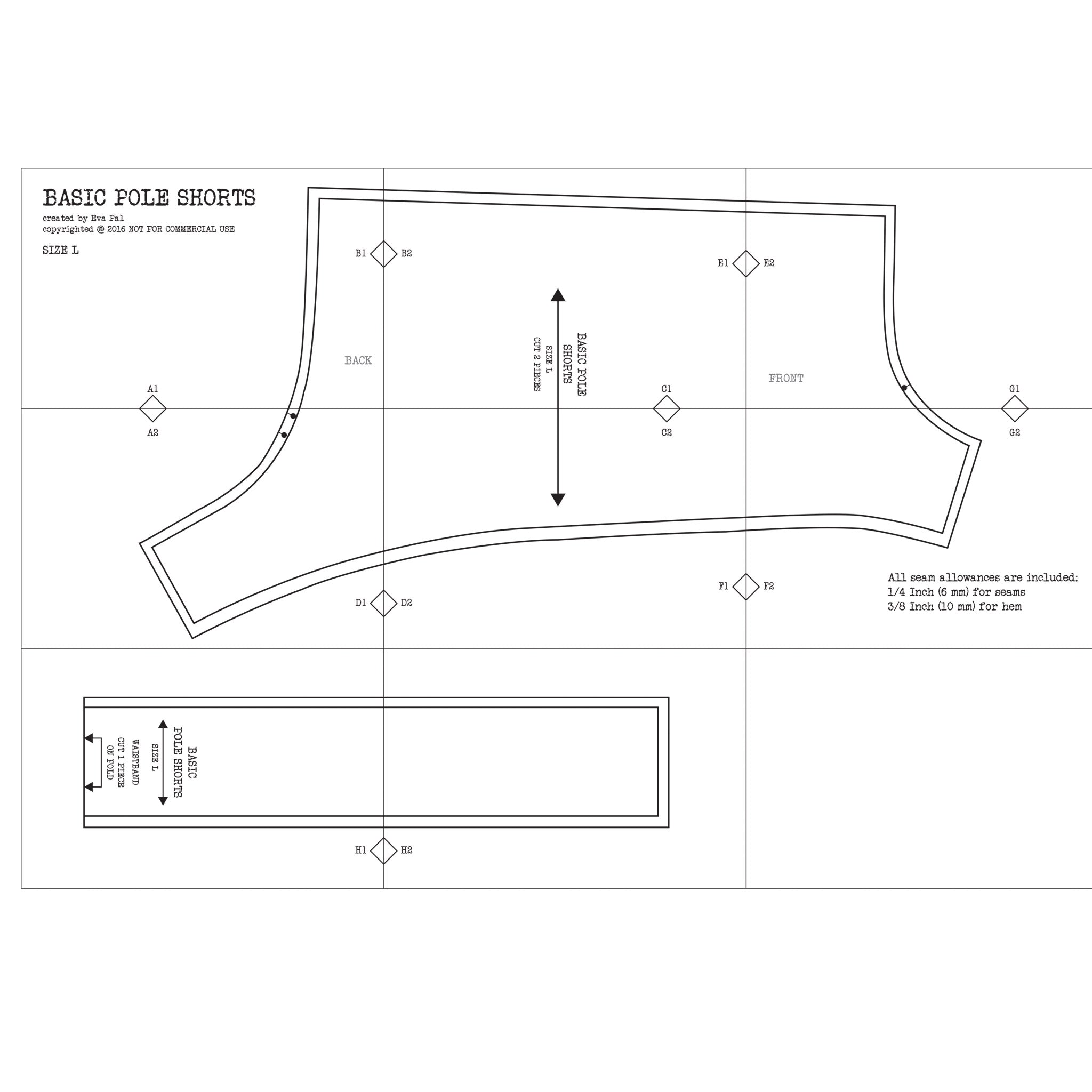 Booty Shorts Sewing Pattern