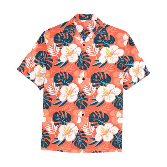 AMMO Hawaiian Shirt Green with White Hibiscus Flowers Pisspots and Cro –  AMMO Pisspot IYAAYAS Gear