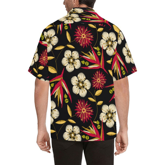 AMMO Hawaiian Shirt Red White and Blue Patriotic Flowers Flags Pisspot –  AMMO Pisspot IYAAYAS Gear