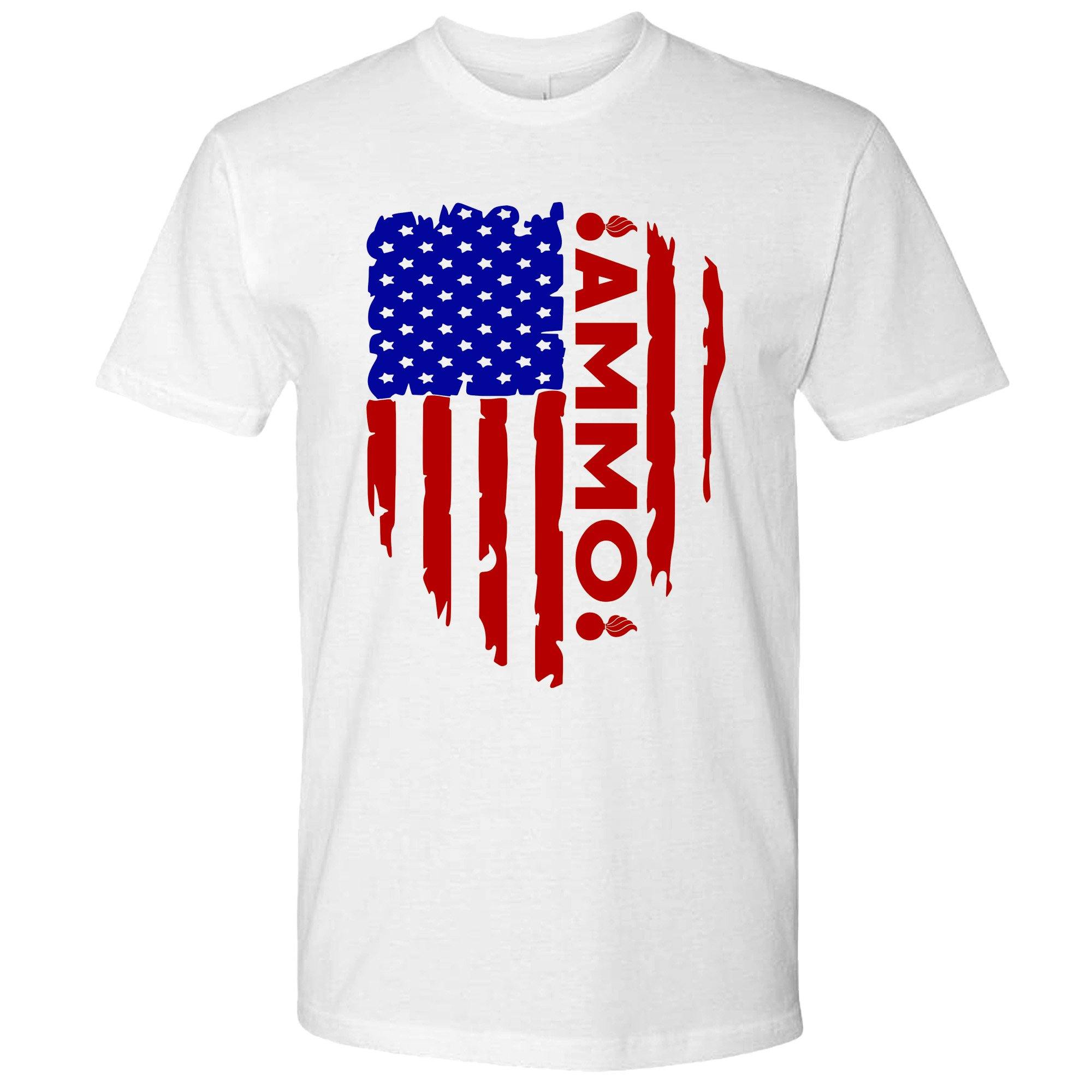 USAF AMMO Vertical American Grunge Flag Two Pisspots Unisex Gift T ...