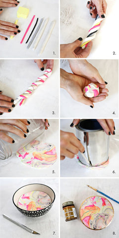 DIY Tutorial for Jewelry Bowls