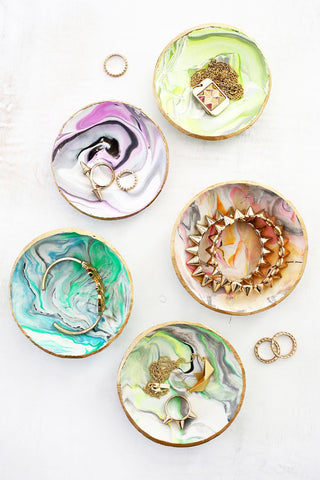 DIY Jewelry Dishes on the Laura James Jewelry Blog