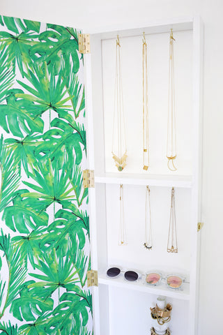 DIY Jewelry Storage Organizer on the Laura James Jewelry Blog 