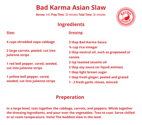 Asian Slaw Recipe