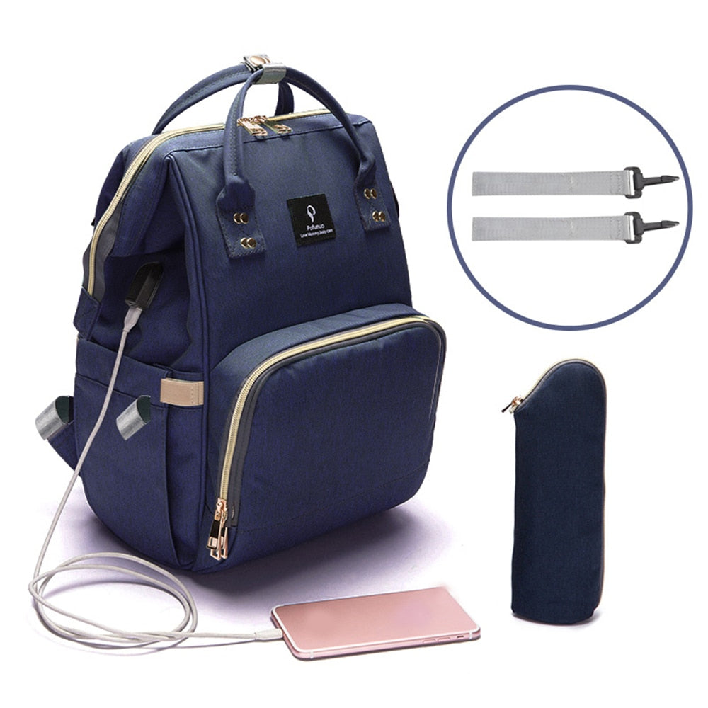 pofunuo diaper bag usb