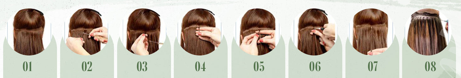 how to apply hair extensions