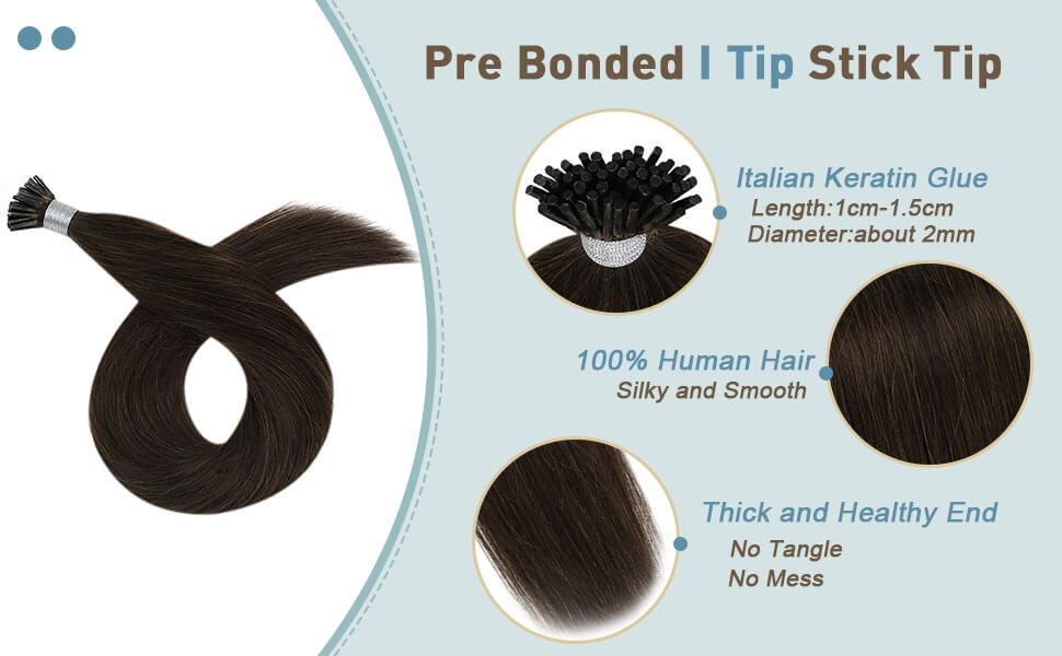 i tip hair extensions feature