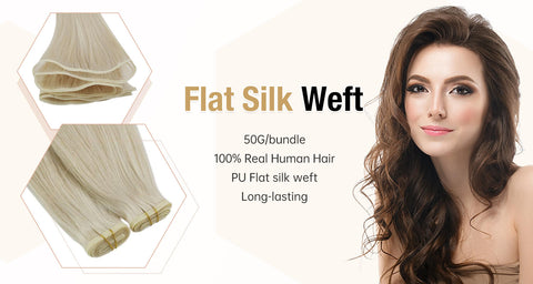flat silk weft