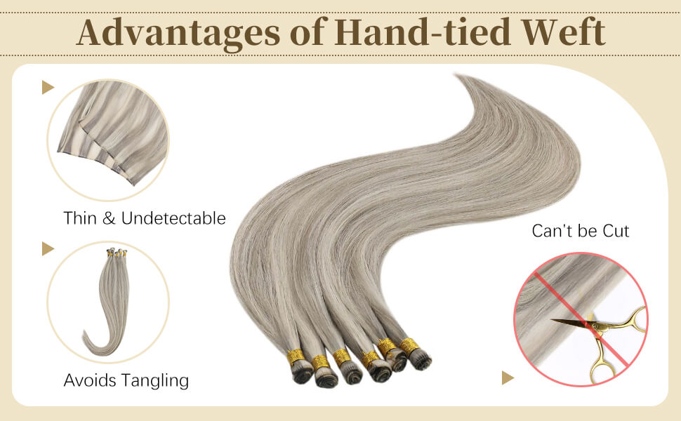 Deatails & features of hand tied weft