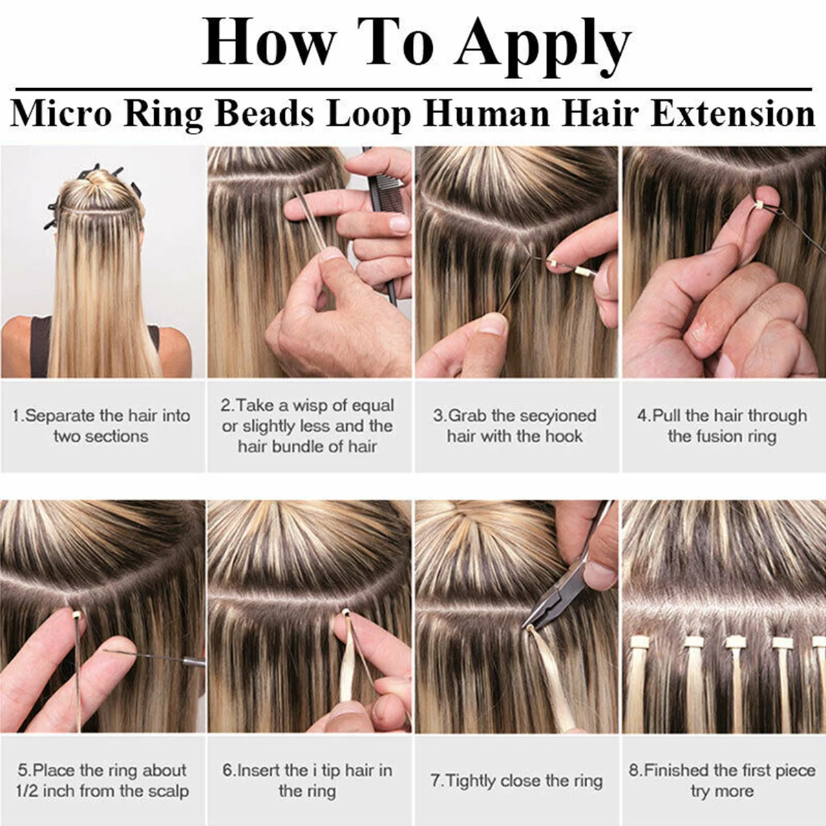 How To Apply Micro Ring Extensions