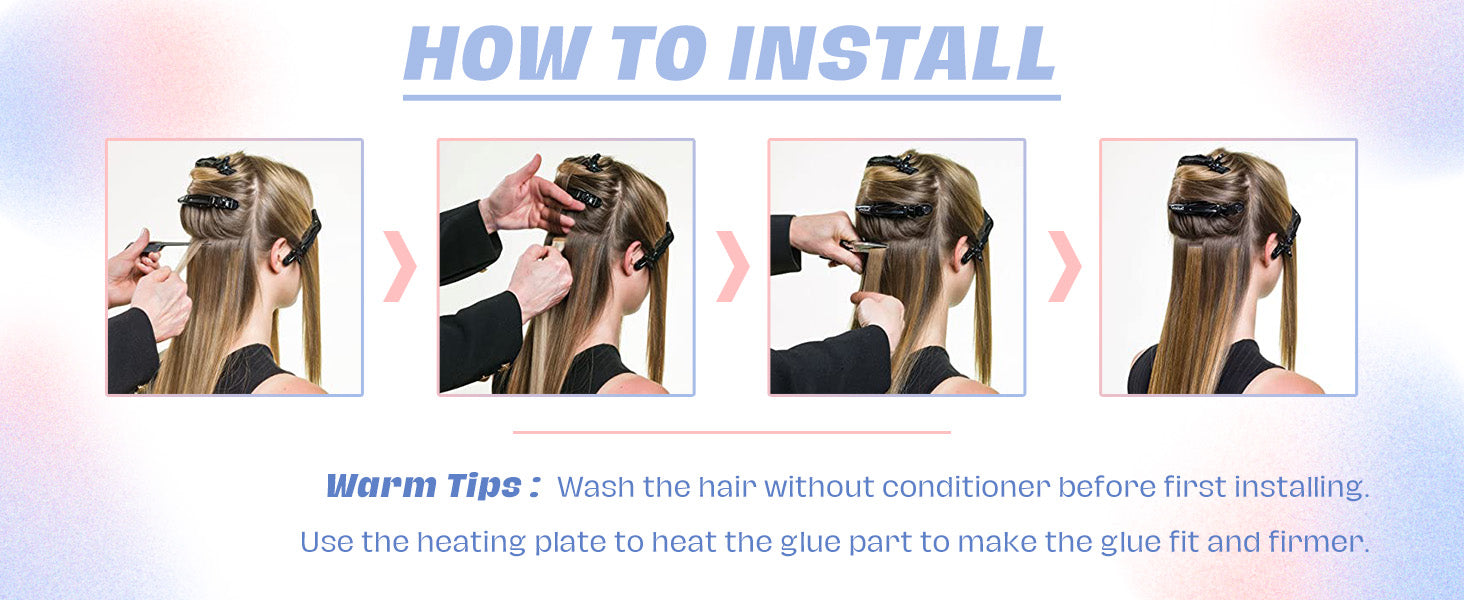 how to apply tape ins