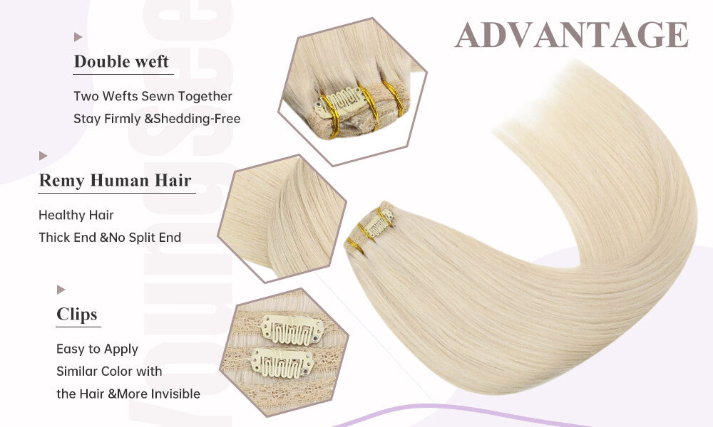 Advantages of clip in hair extensions