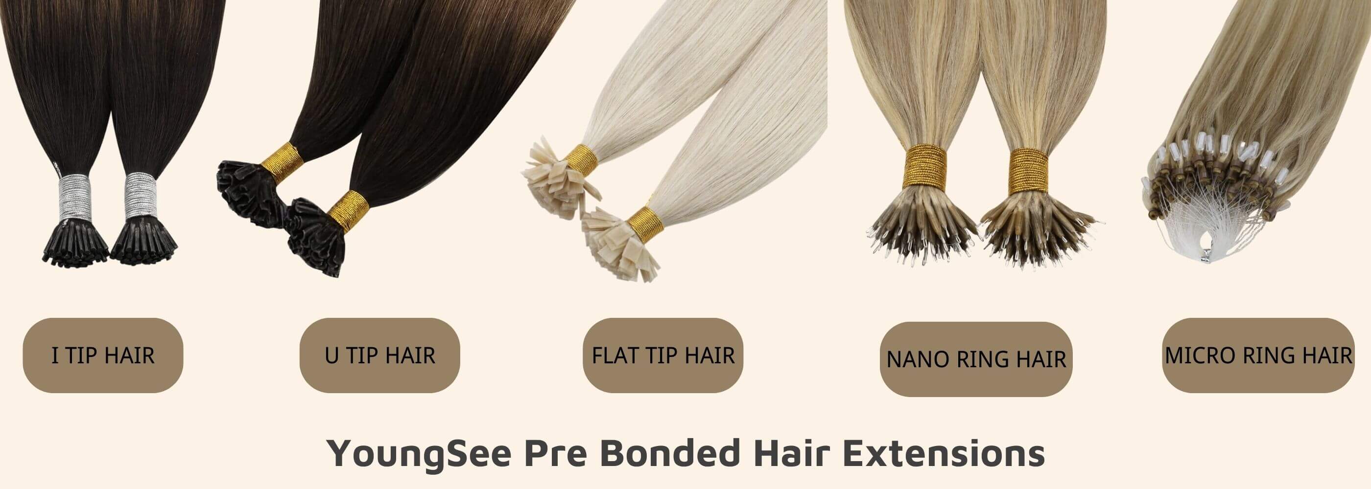 youngsee all pre bonded hair extensions