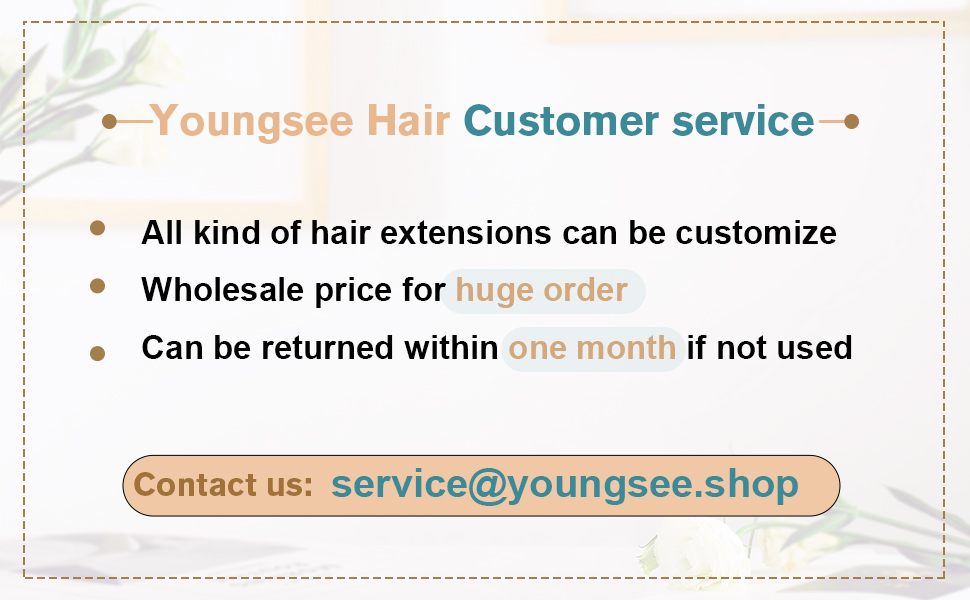 youngsee customer survice